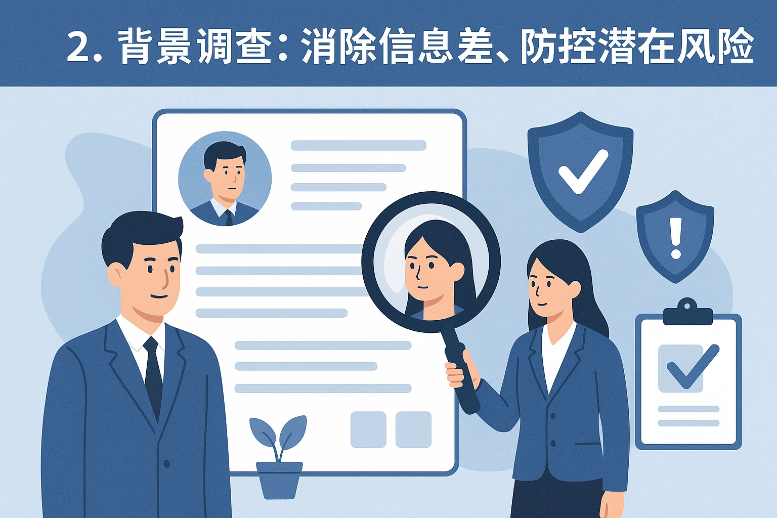2. 背景调查：消除信息差，防控潜在风险