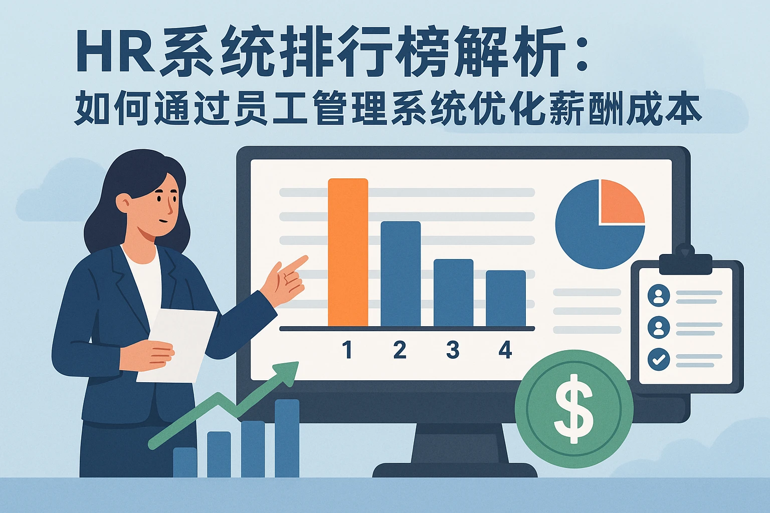 HR系统排行榜解析:如何通过员工管理系统优化薪酬成本