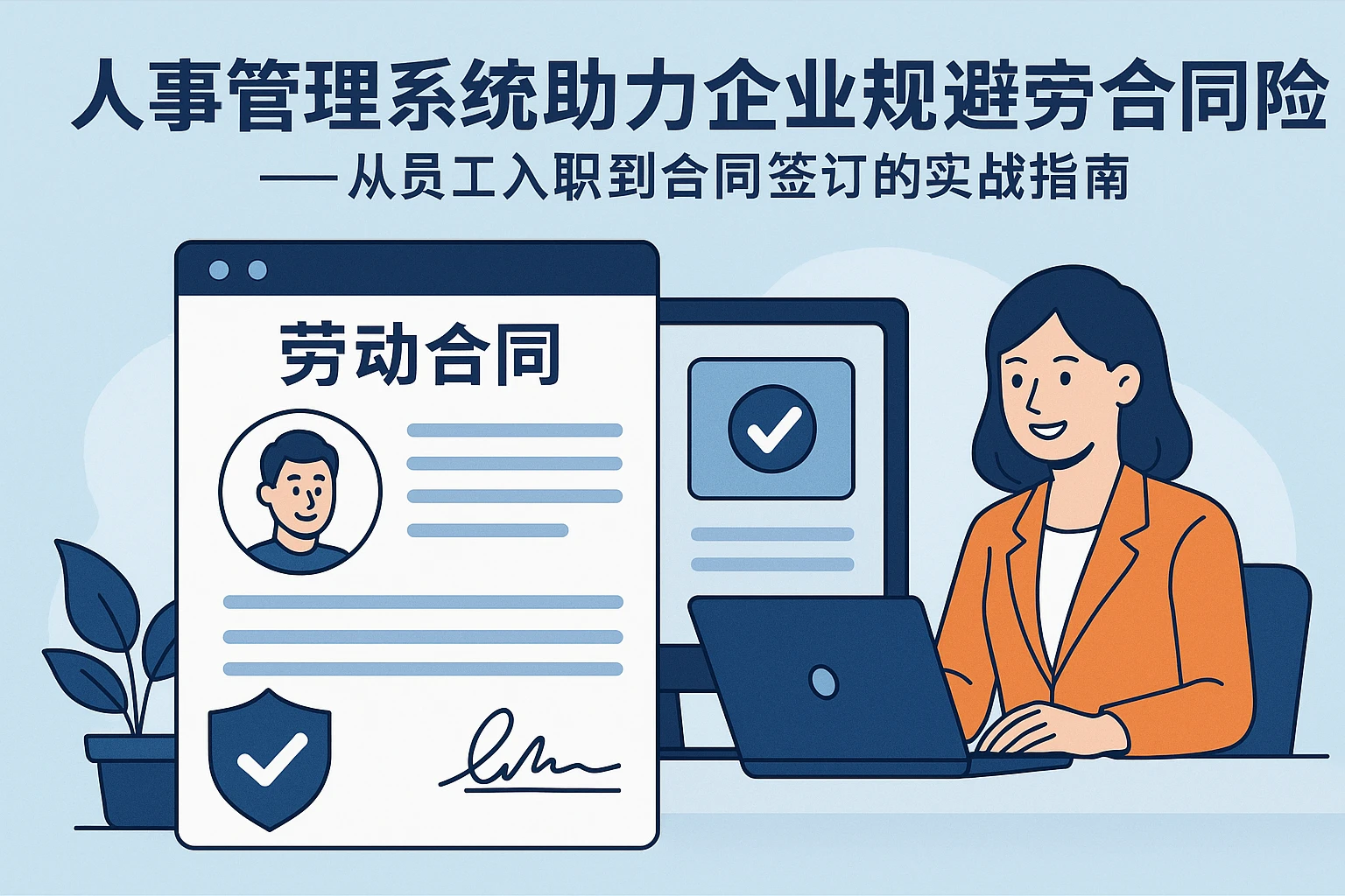 人事管理系统助力企业规避劳动合同风险——从员工入职到合同签订的实战指南