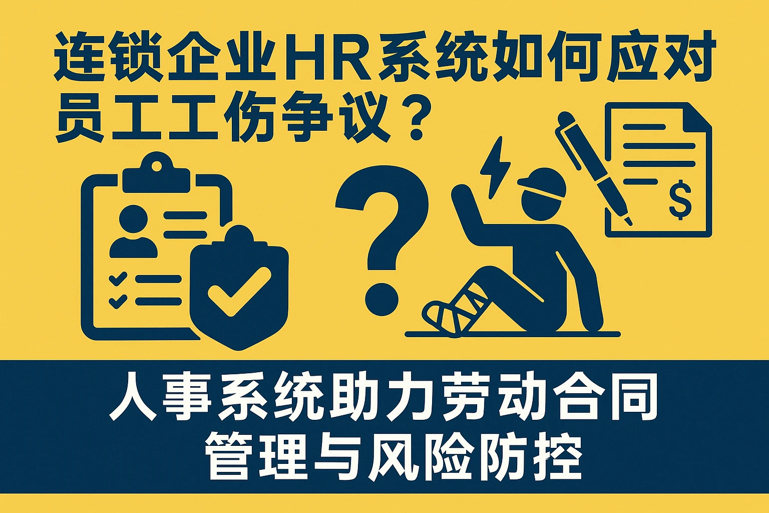 连锁企业HR系统如何应对员工工伤争议?人事系统助力劳动合同管理与风险防控