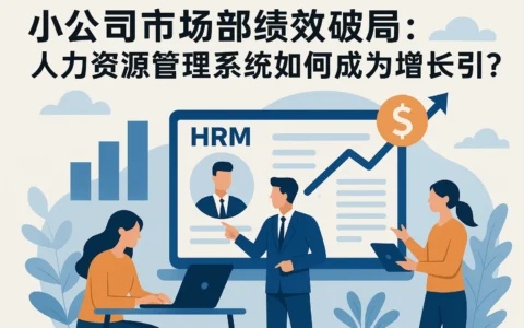 小公司市场部绩效破局：人力资源管理系统如何成为增长引擎？