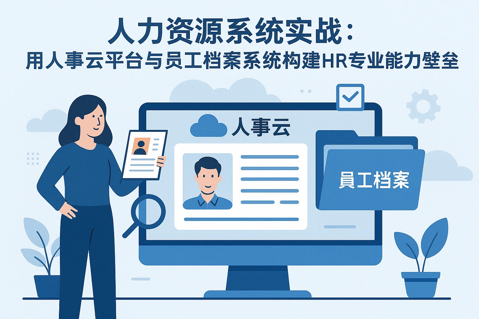 人力资源系统实战:用人事云平台与员工档案系统构建HR专业能力壁垒