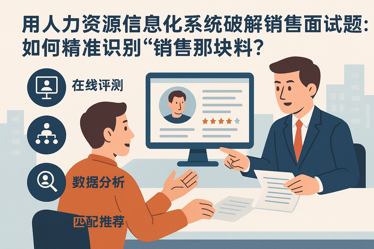 用人力资源信息化系统破解销售面试难题：如何精准识别“销售那块料”？