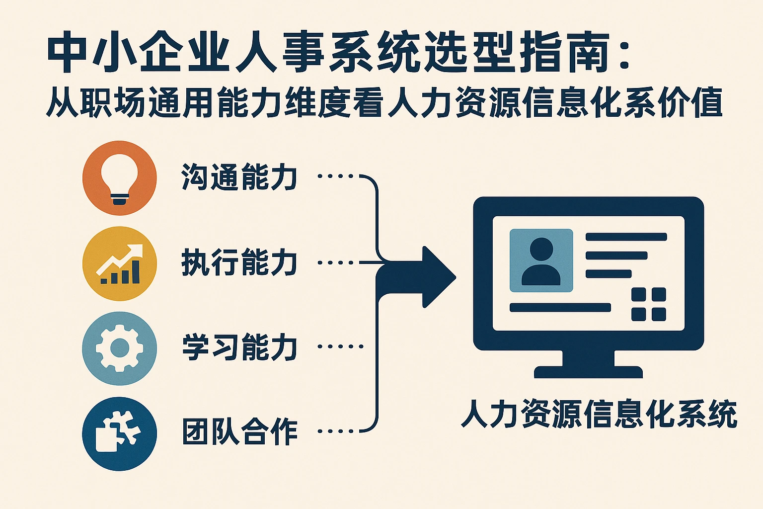 中小企业人事系统选型指南：从职场通用能力维度看人力资源信息化系统的价值