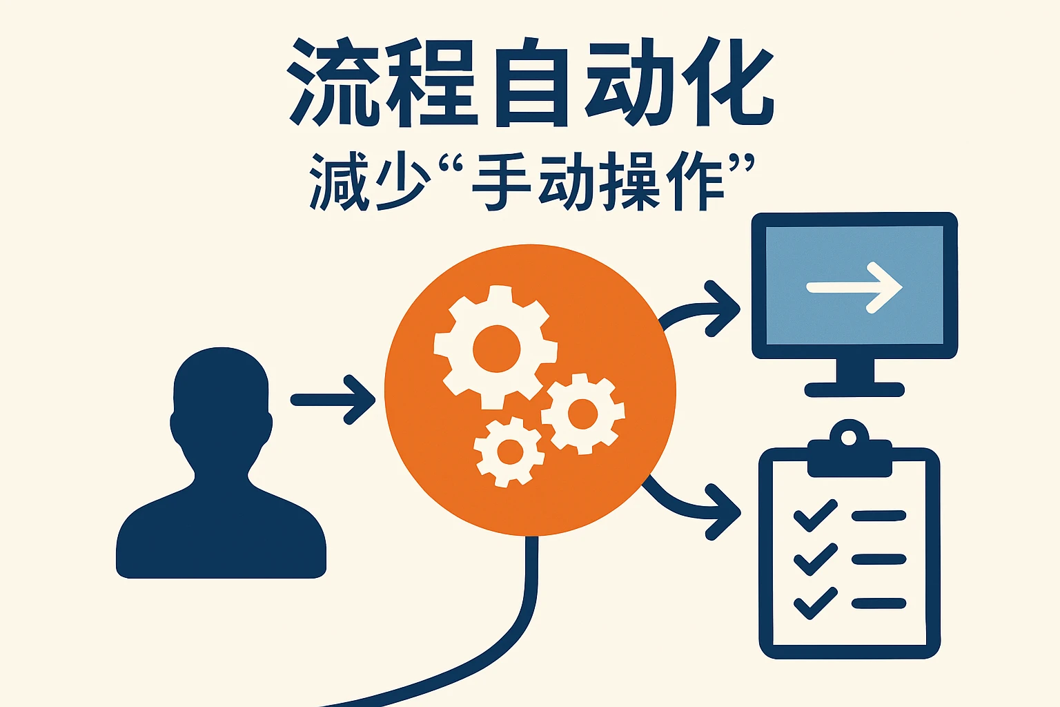 2. 流程自动化：减少“手动操作”