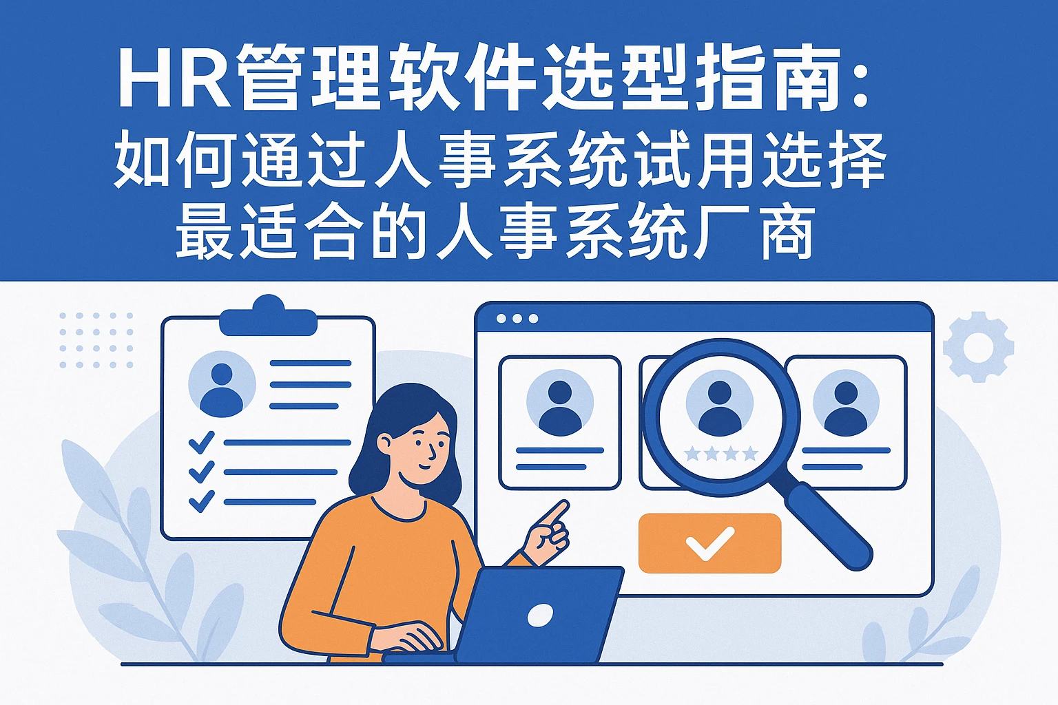 HR管理软件选型指南:如何通过人事系统试用选择最适合的人事系统厂商