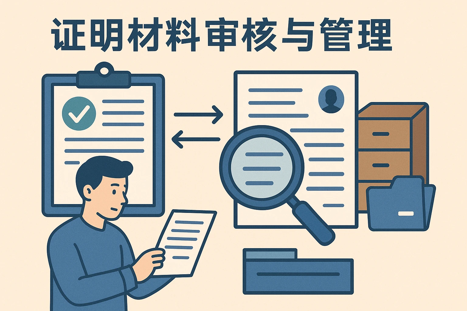 证明材料审核与管理