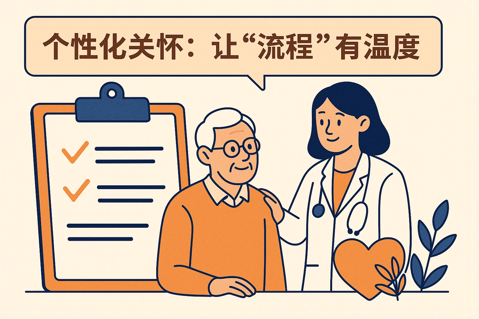 2. 个性化关怀：让“流程”有温度