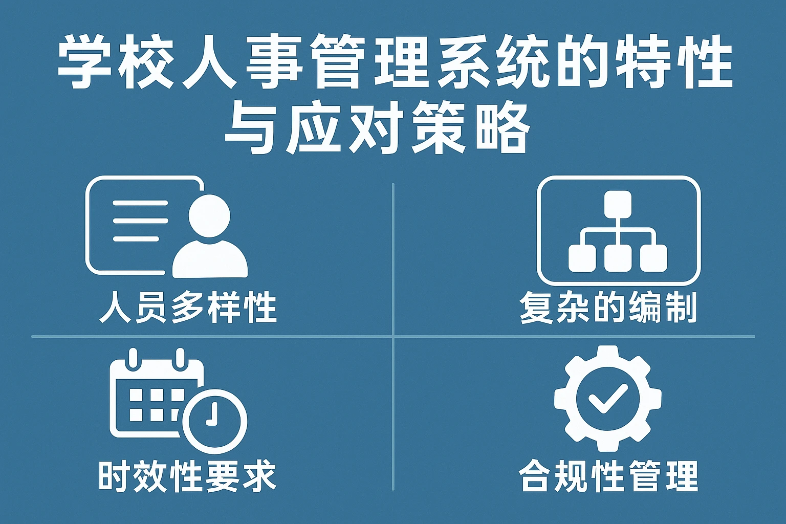 学校人事管理系统的特殊性与应对策略