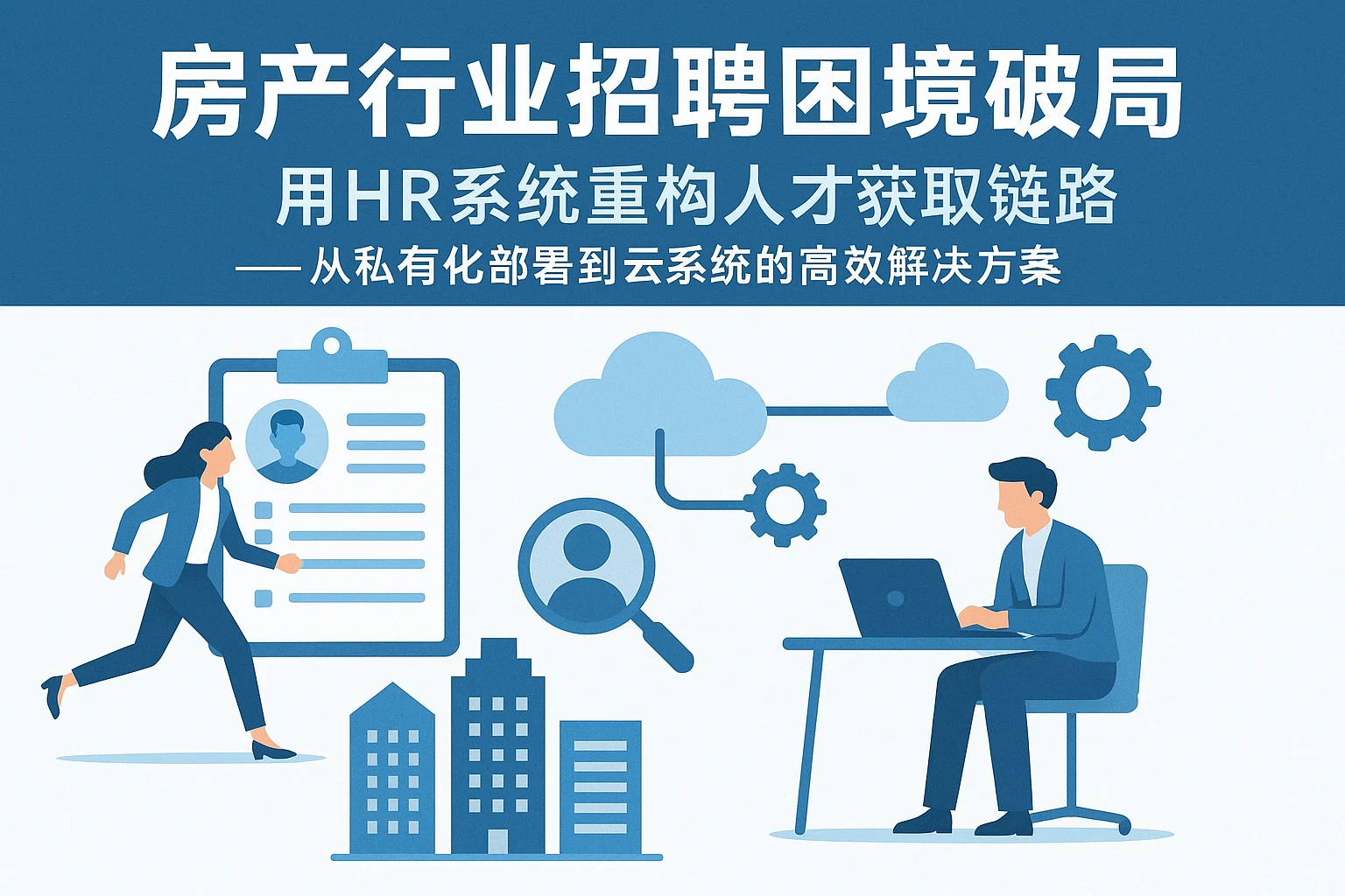 房产行业招聘困境破局:用HR系统重构人才获取链路——从私有化部署到云系统的高效解决方案