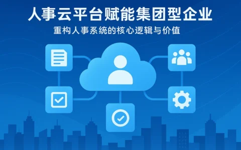 人事云平台赋能集团型企业：重构人事系统的核心逻辑与价值