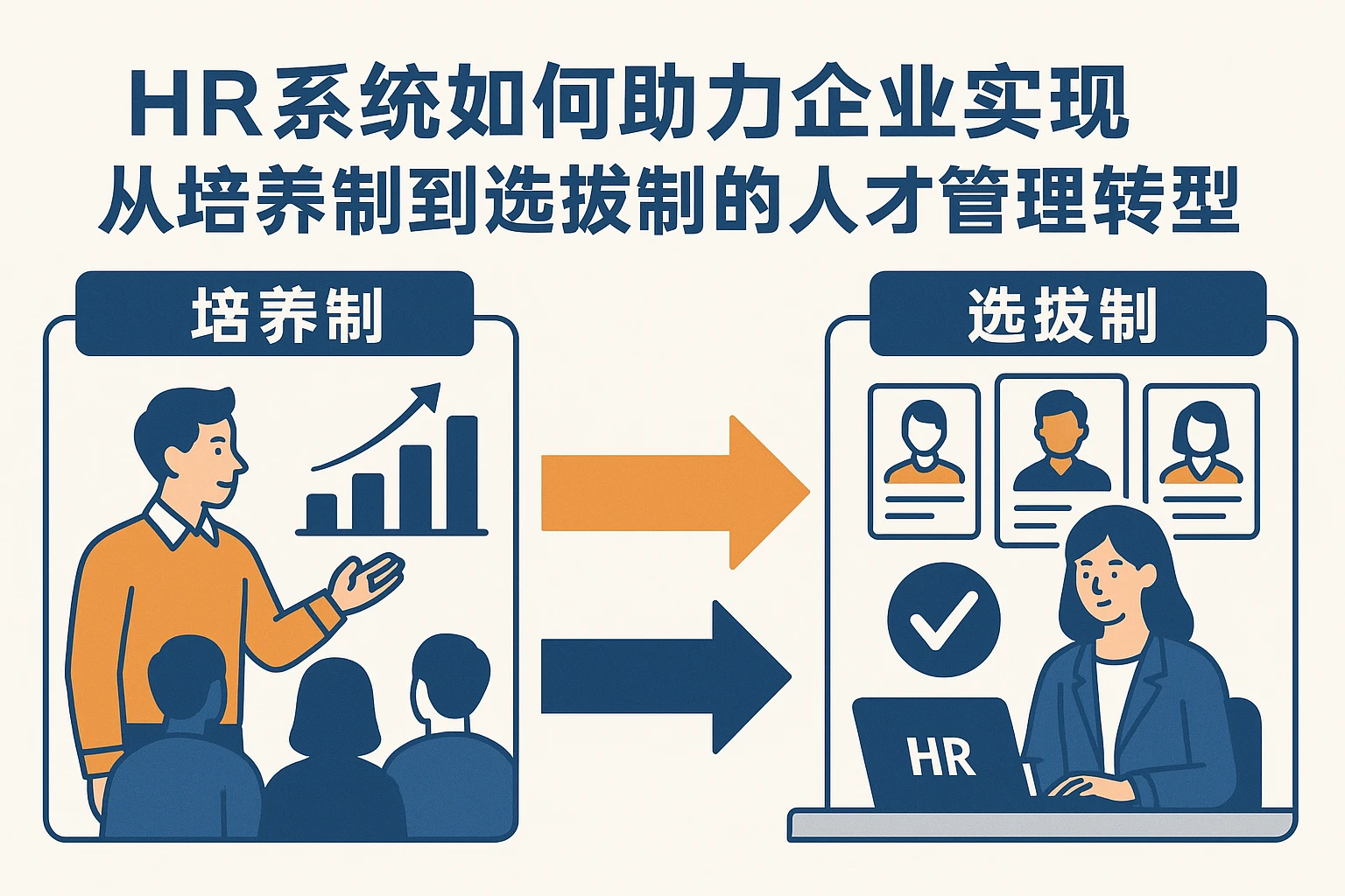 HR系统如何助力企业实现从培养制到选拔制的人才管理转型