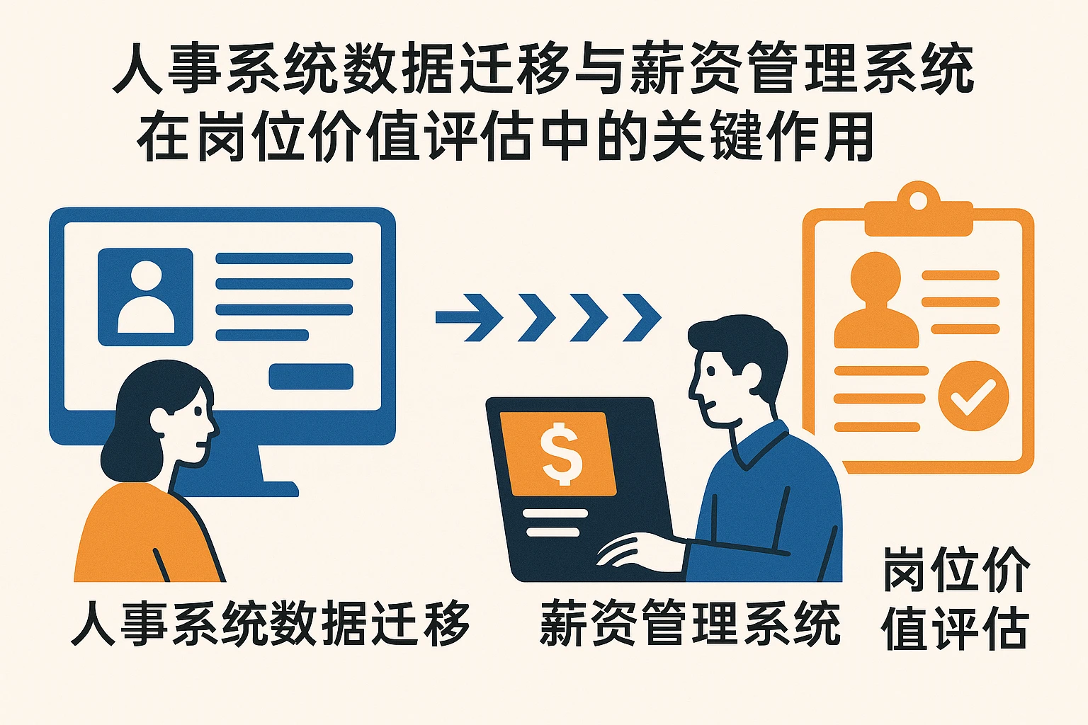 人事系统数据迁移与薪资管理系统在岗位价值评估中的关键作用