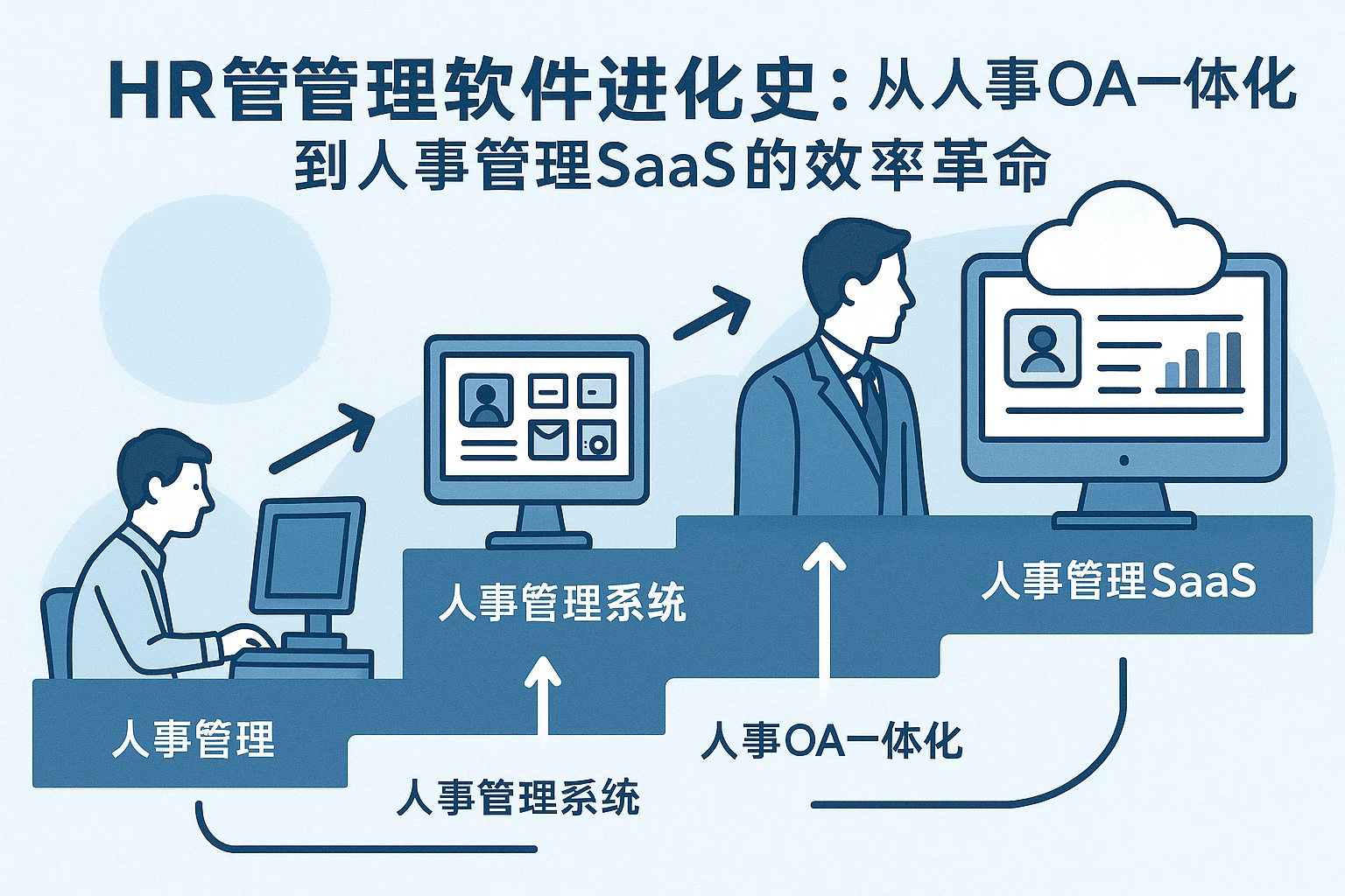 HR管理软件进化史：从人事OA一体化到人事管理SaaS的效率革命