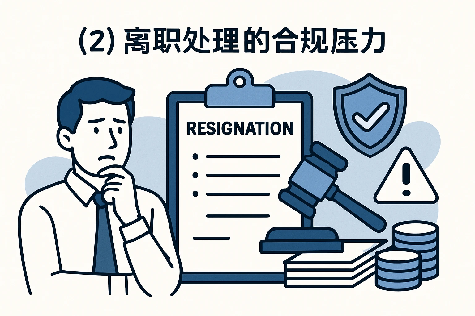 （2）离职处理的合规压力