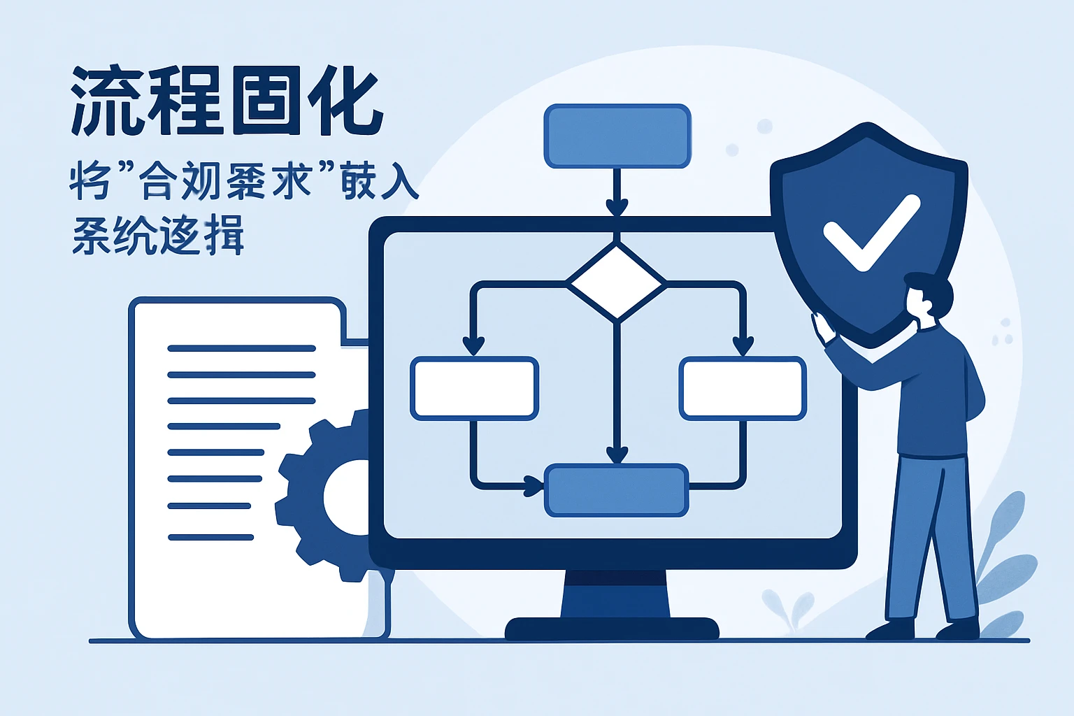 1. 流程固化:将“合规要求”嵌入系统逻辑