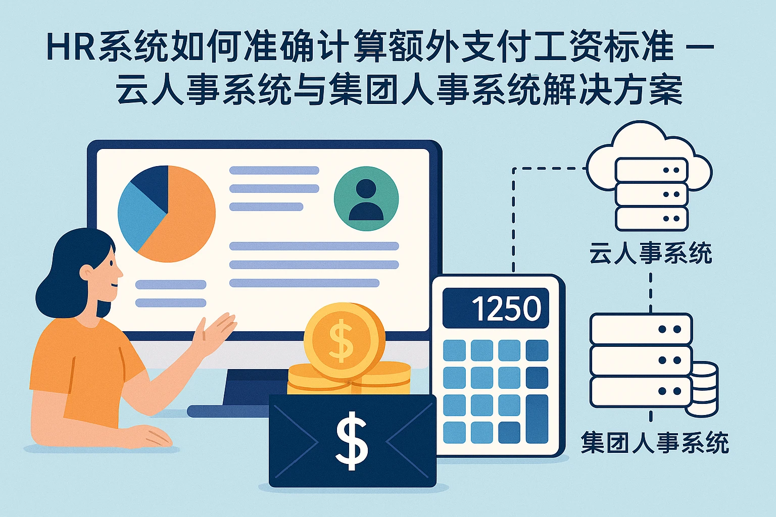 HR系统如何准确计算额外支付工资标准 - 云人事系统与集团人事系统解决方案
