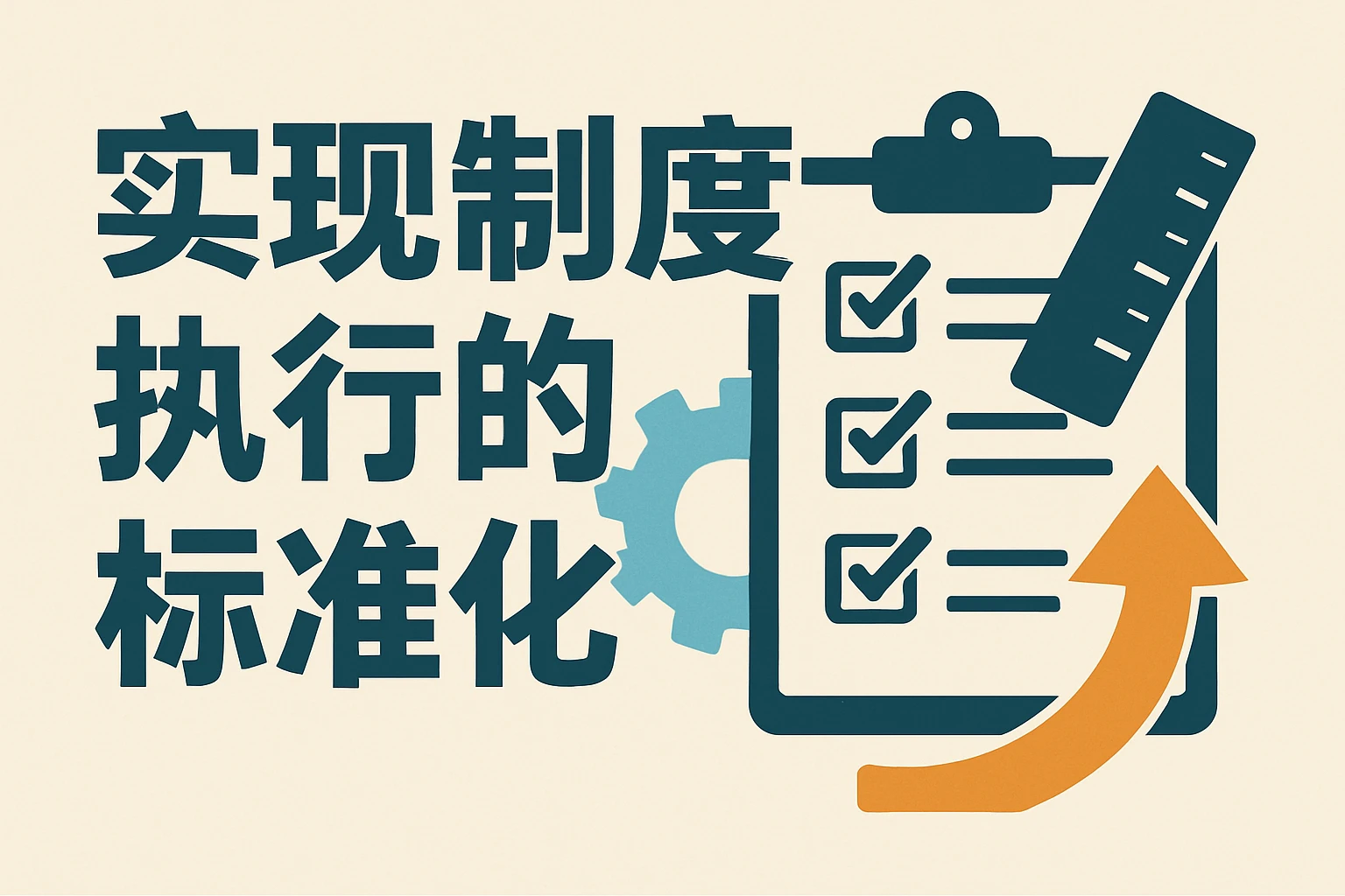 实现制度执行的标准化