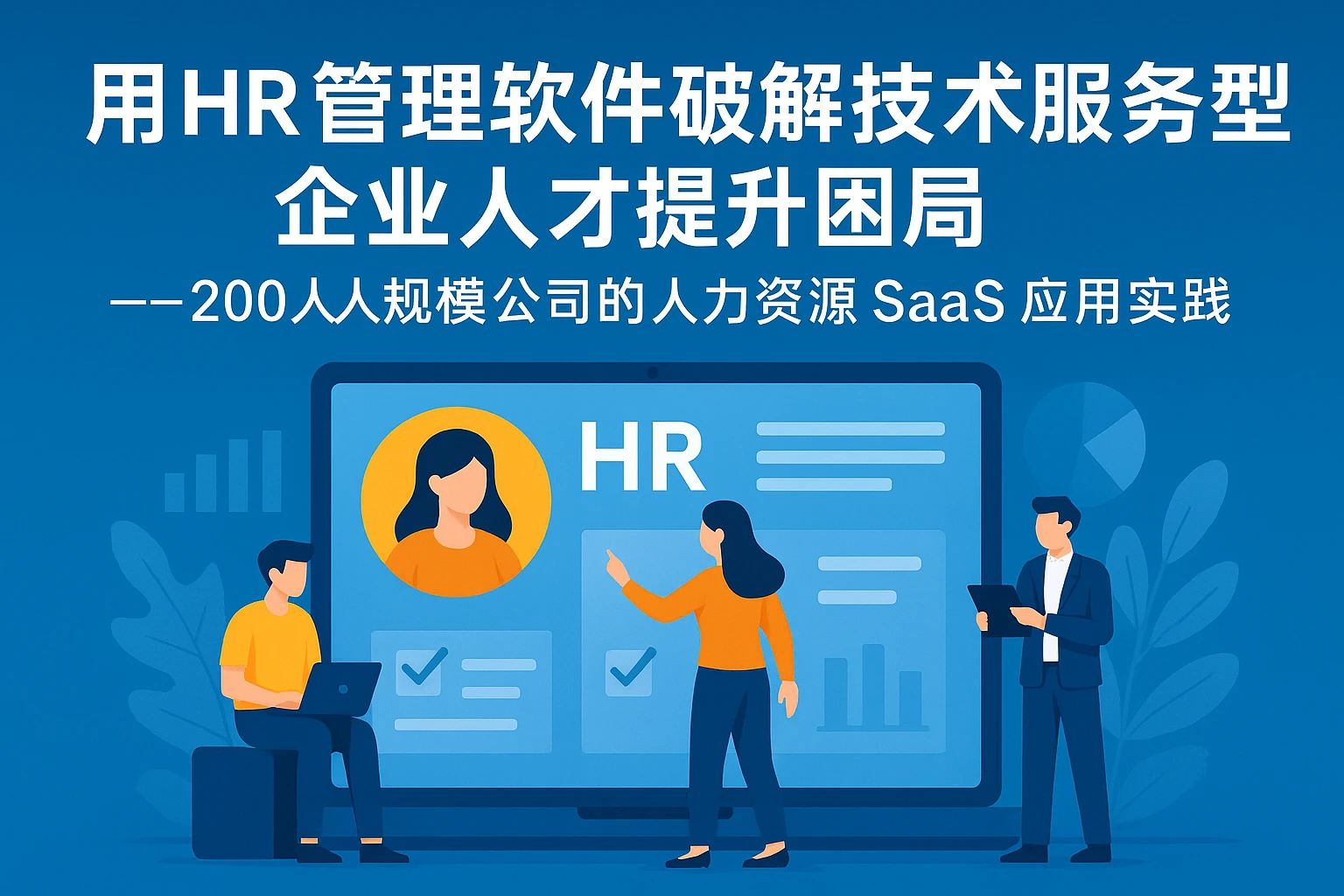 用HR管理软件破解技术服务型企业人才提升困局——200人规模公司的人力资源SaaS应用实践