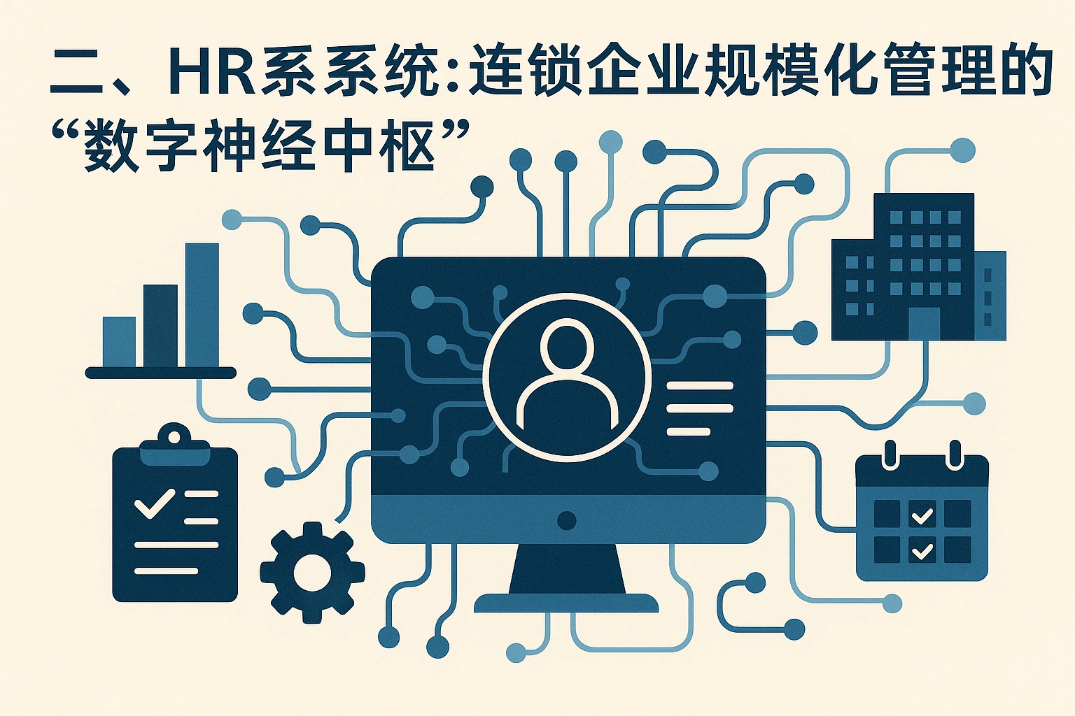 二、HR系统：连锁企业规模化管理的“数字神经中枢”