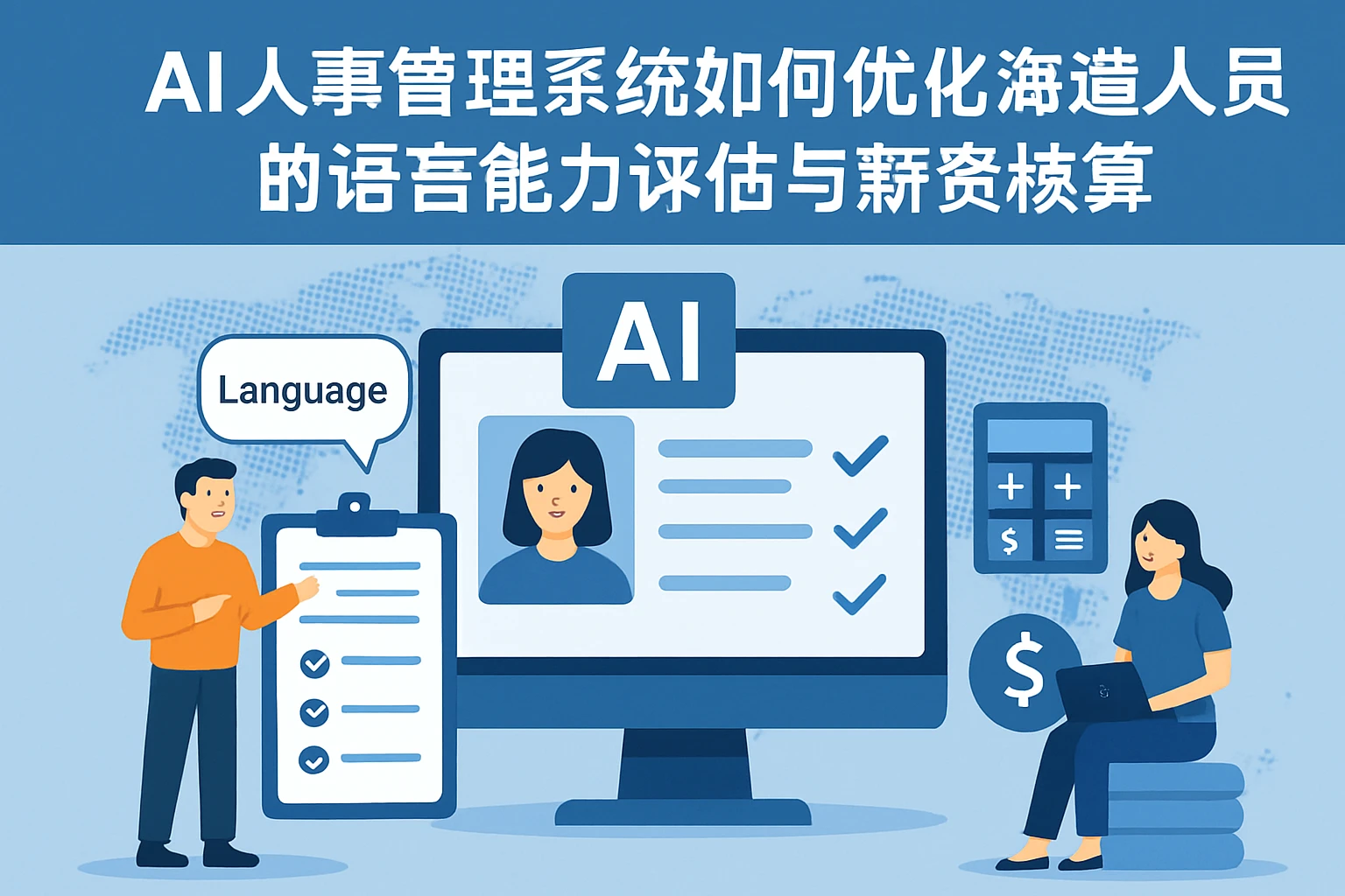 AI人事管理系统如何优化海外派遣人员的语言能力评估与薪资核算