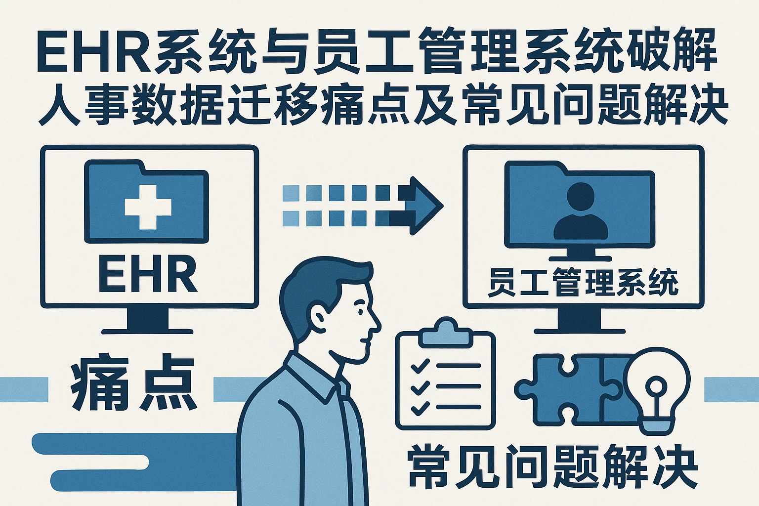 EHR系统与员工管理系统：破解人事数据迁移痛点及常见问题解决