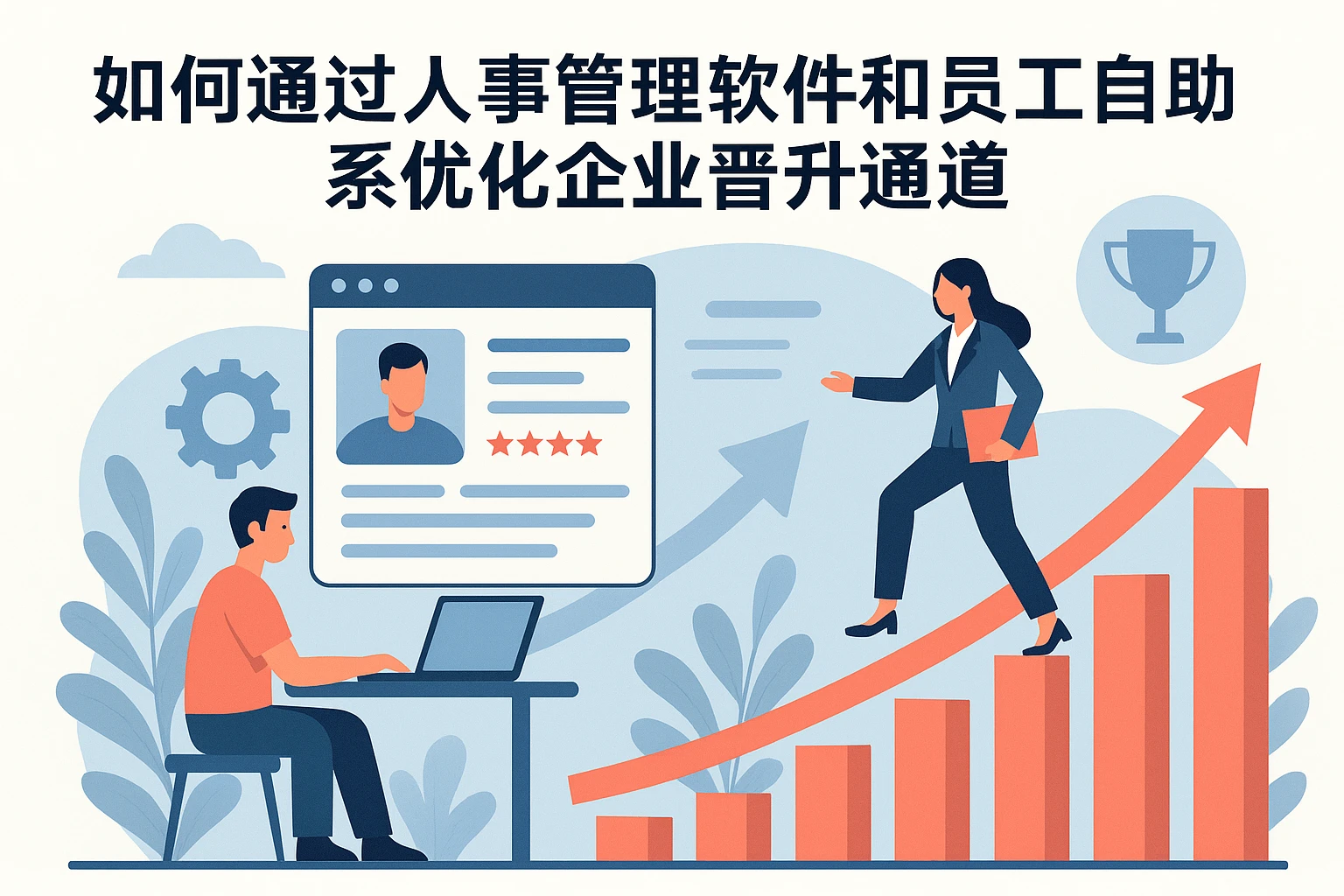 如何通过人事管理软件和员工自助系统优化企业晋升通道