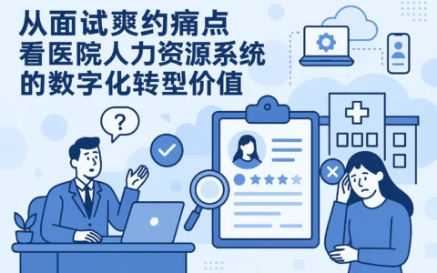 从面试爽约痛点看医院人力资源系统的数字化转型价值
