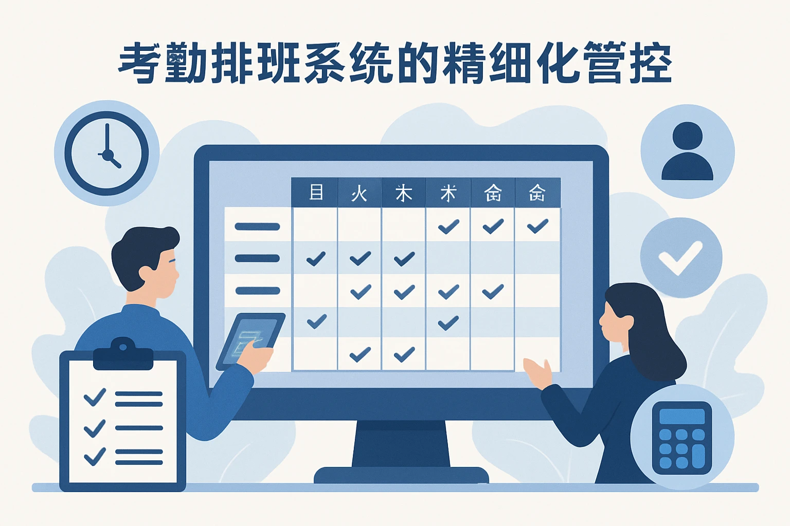 考勤排班系统的精细化管控
