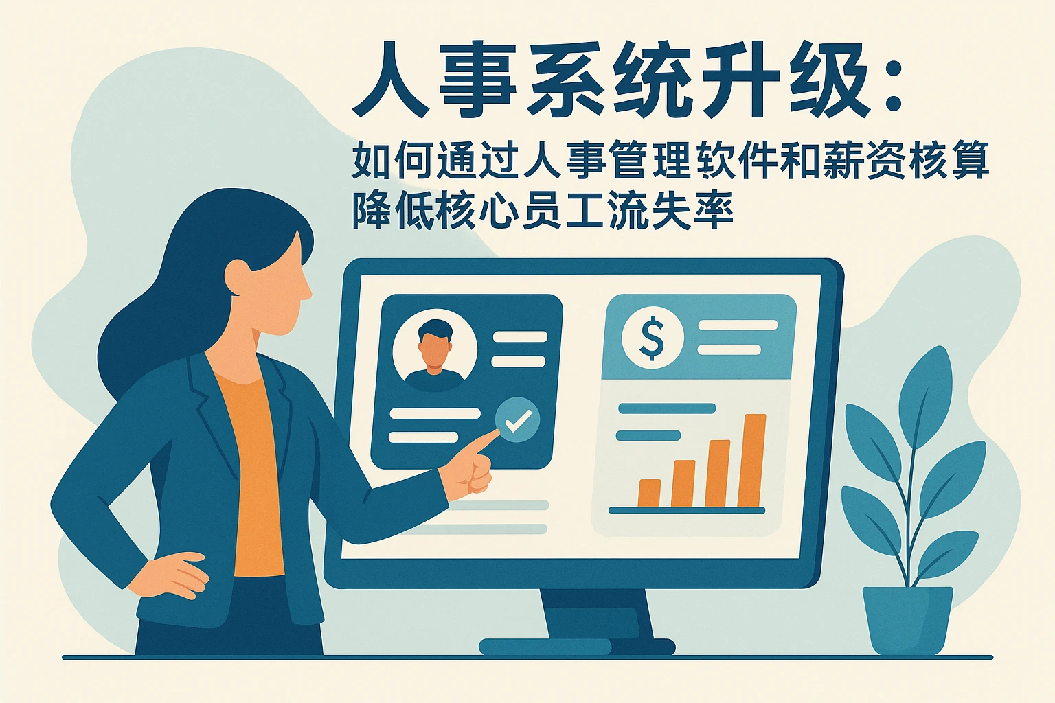 人事系统升级：如何通过人事管理软件和薪资核算系统降低核心员工流失率
