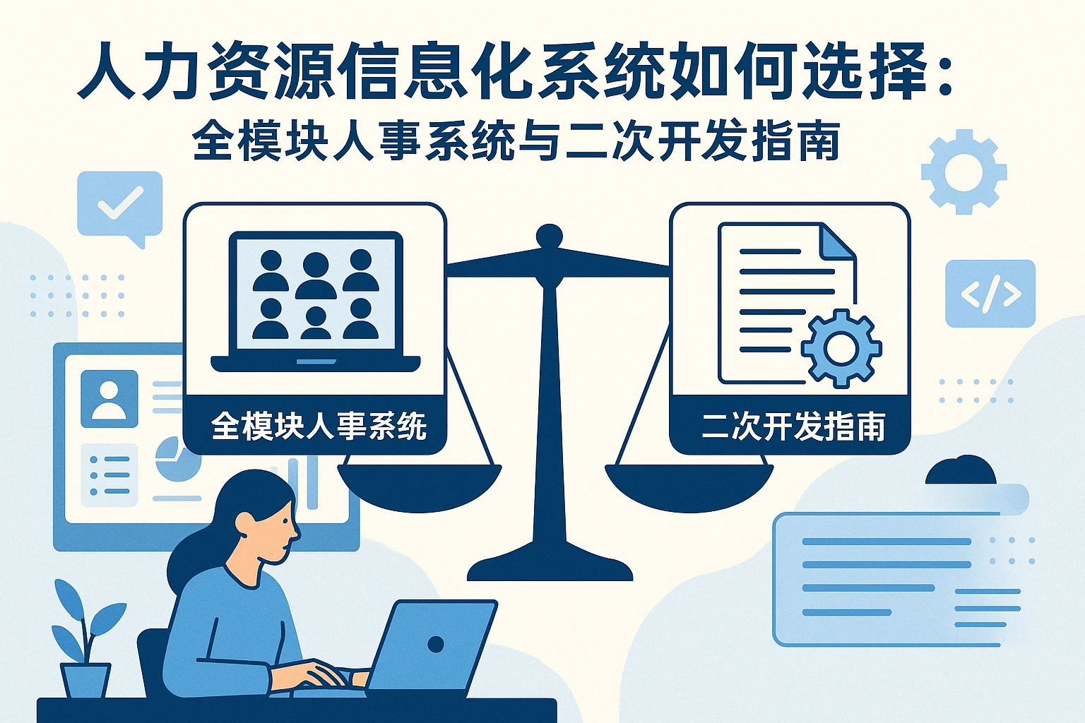 人力资源信息化系统如何选择:全模块人事系统与二次开发指南