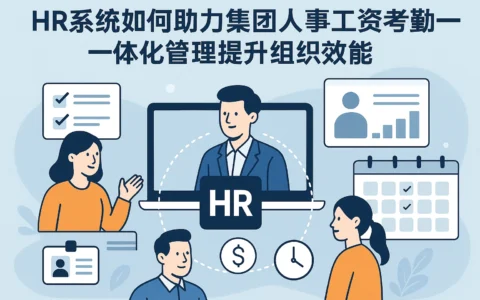HR系统如何助力集团人事工资考勤一体化管理提升组织效能