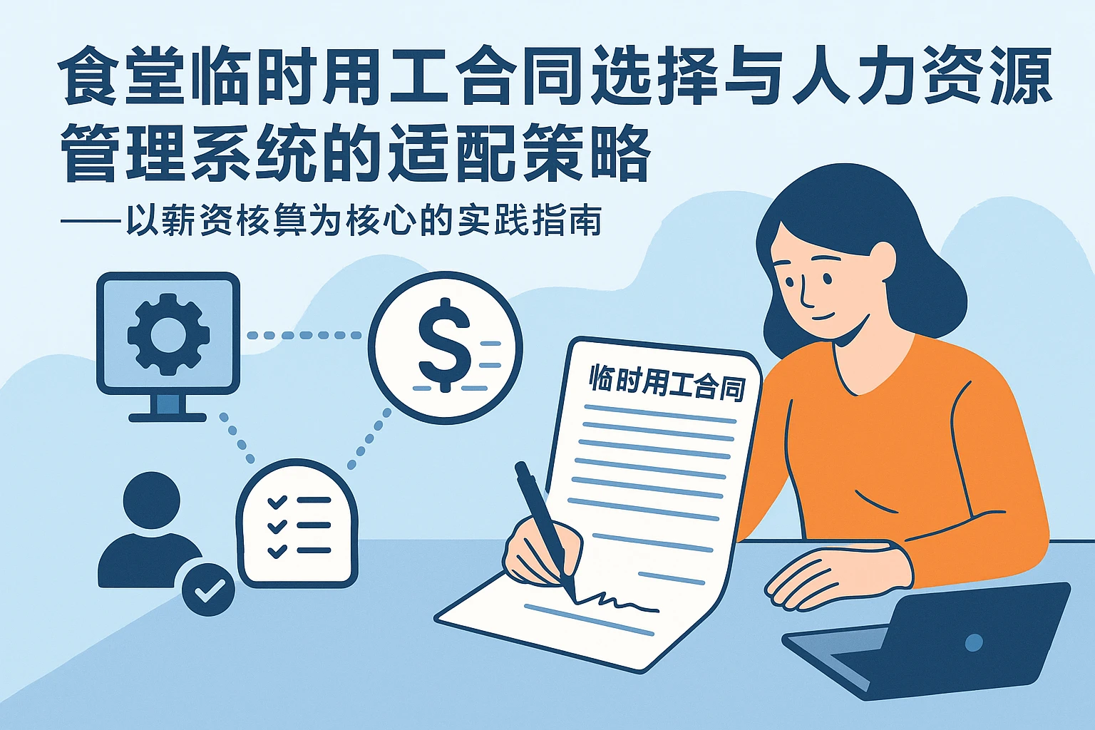 食堂临时用工合同选择与人力资源管理系统的适配策略——以薪资核算为核心的实践指南