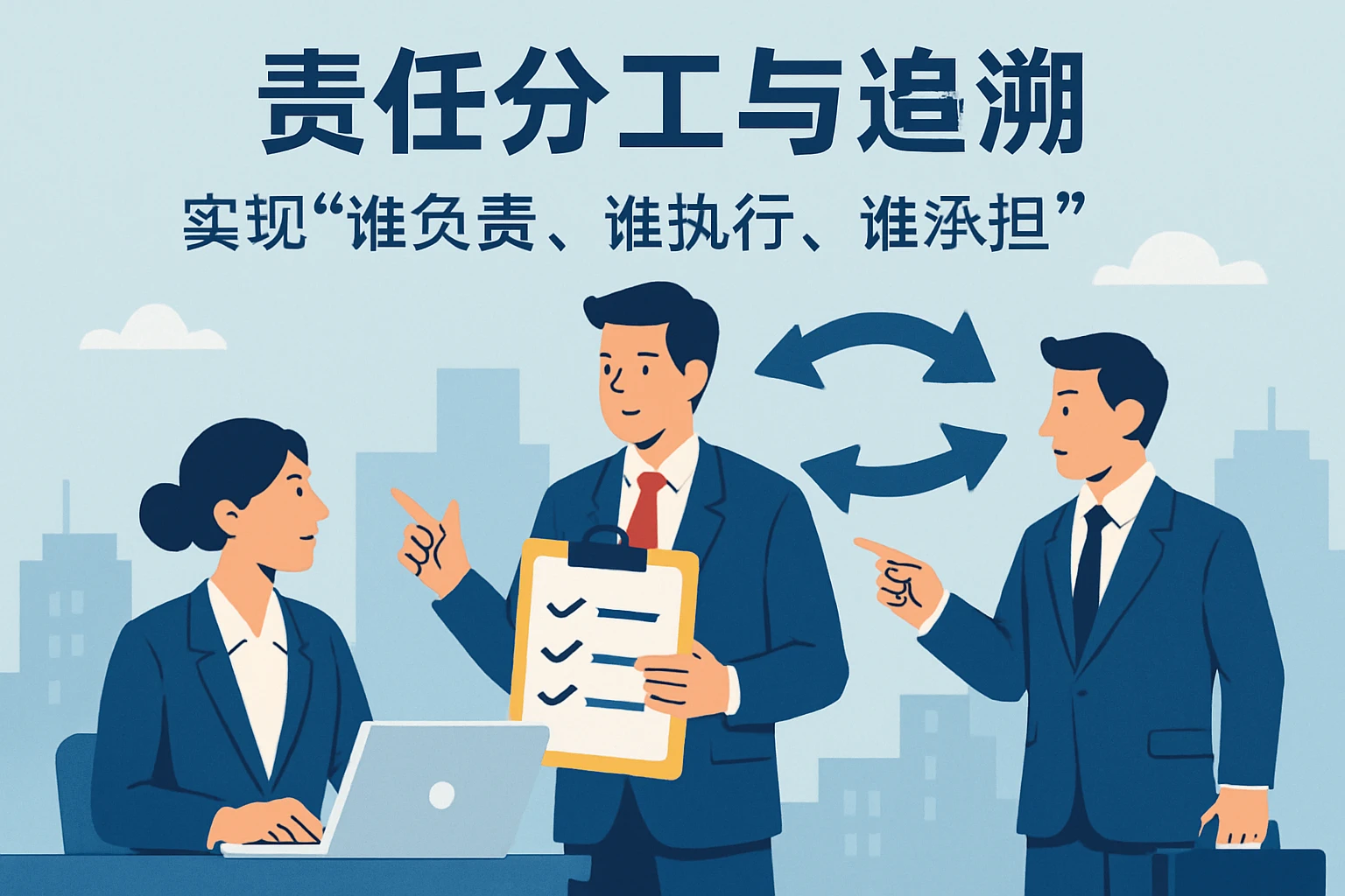 2. 责任分工与追溯:实现“谁负责、谁执行、谁承担”