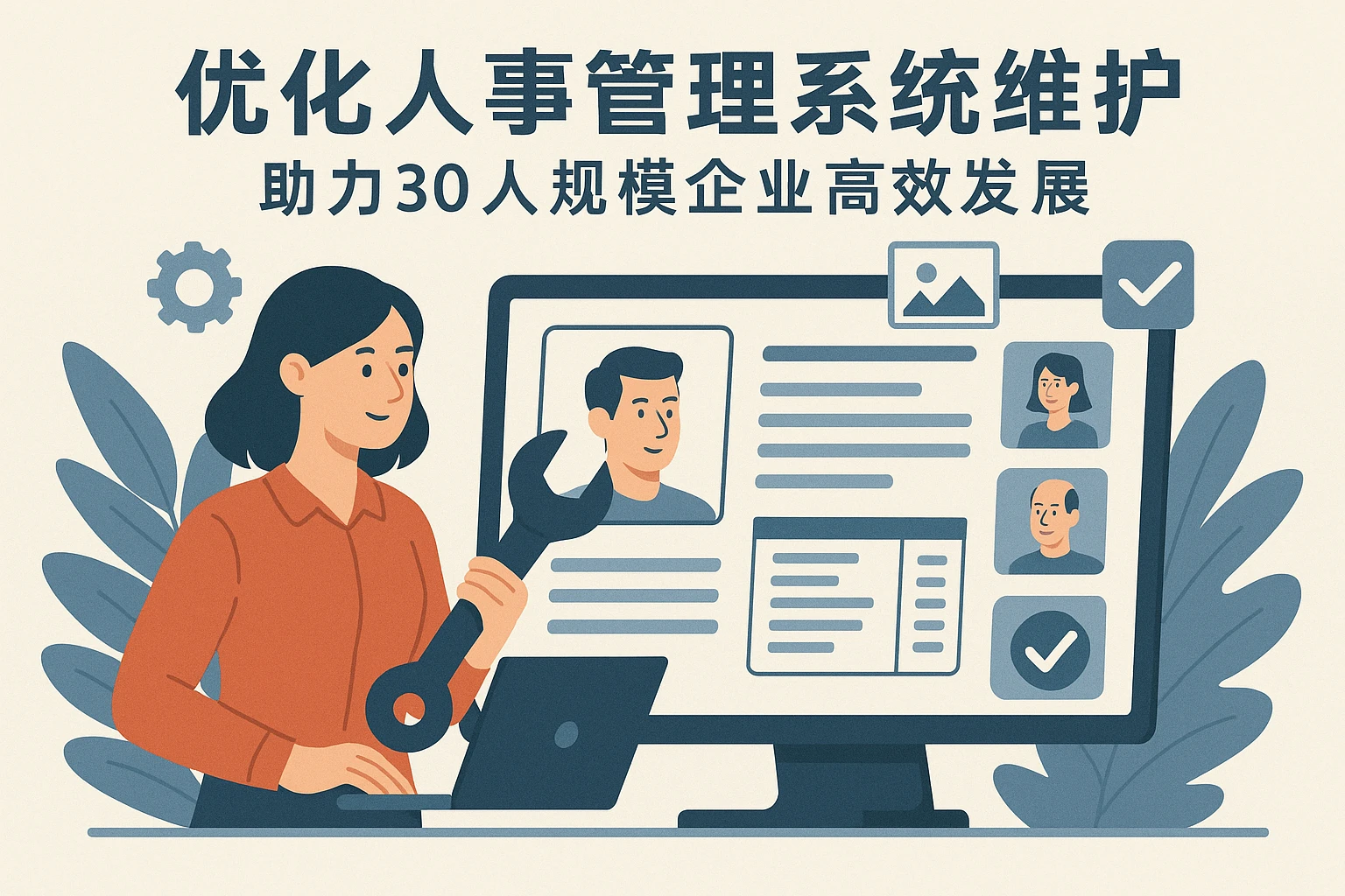 优化人事管理系统维护，助力30人规模企业高效发展