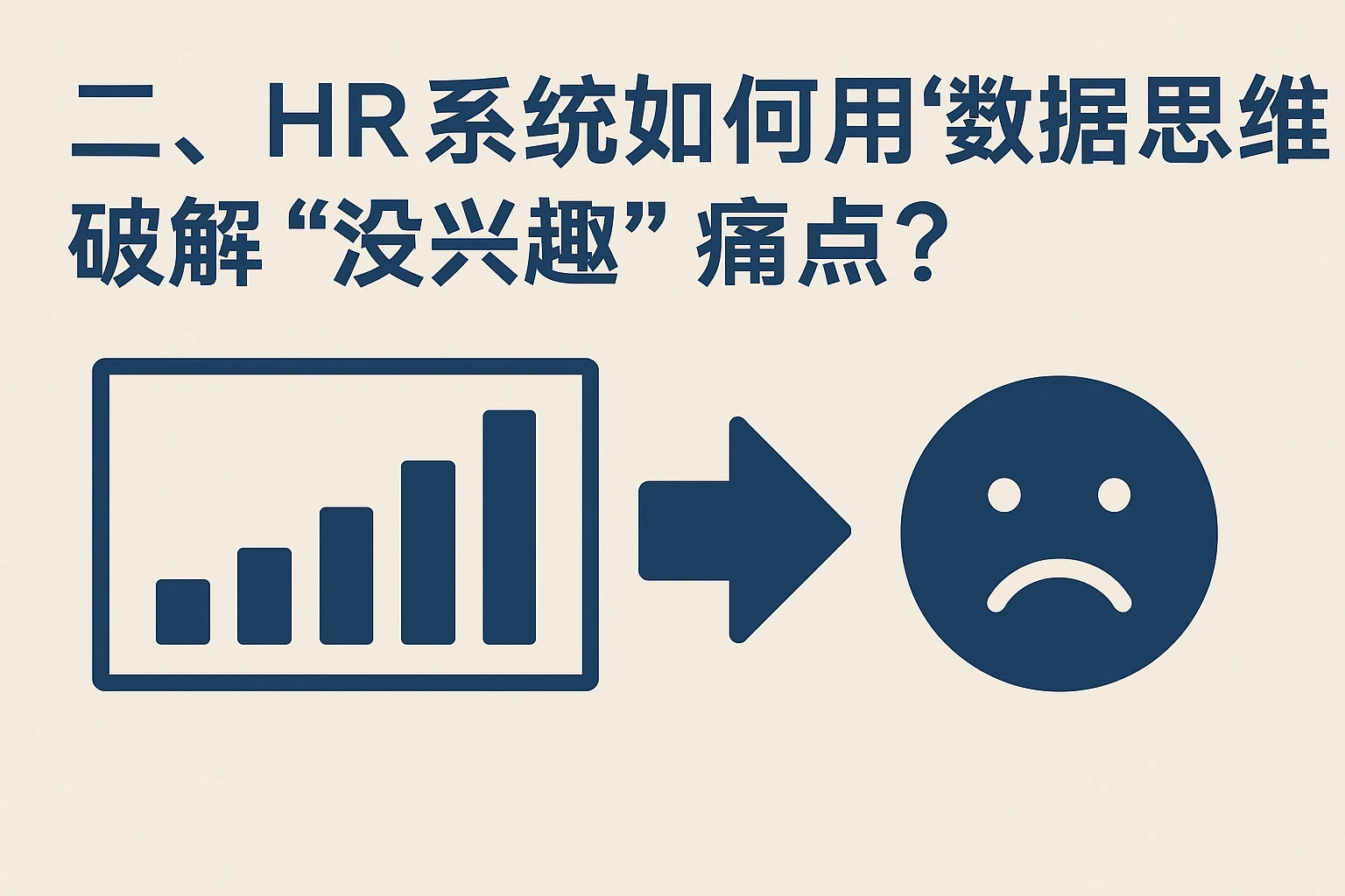 二、HR系统如何用“数据思维”破解“没兴趣”痛点?