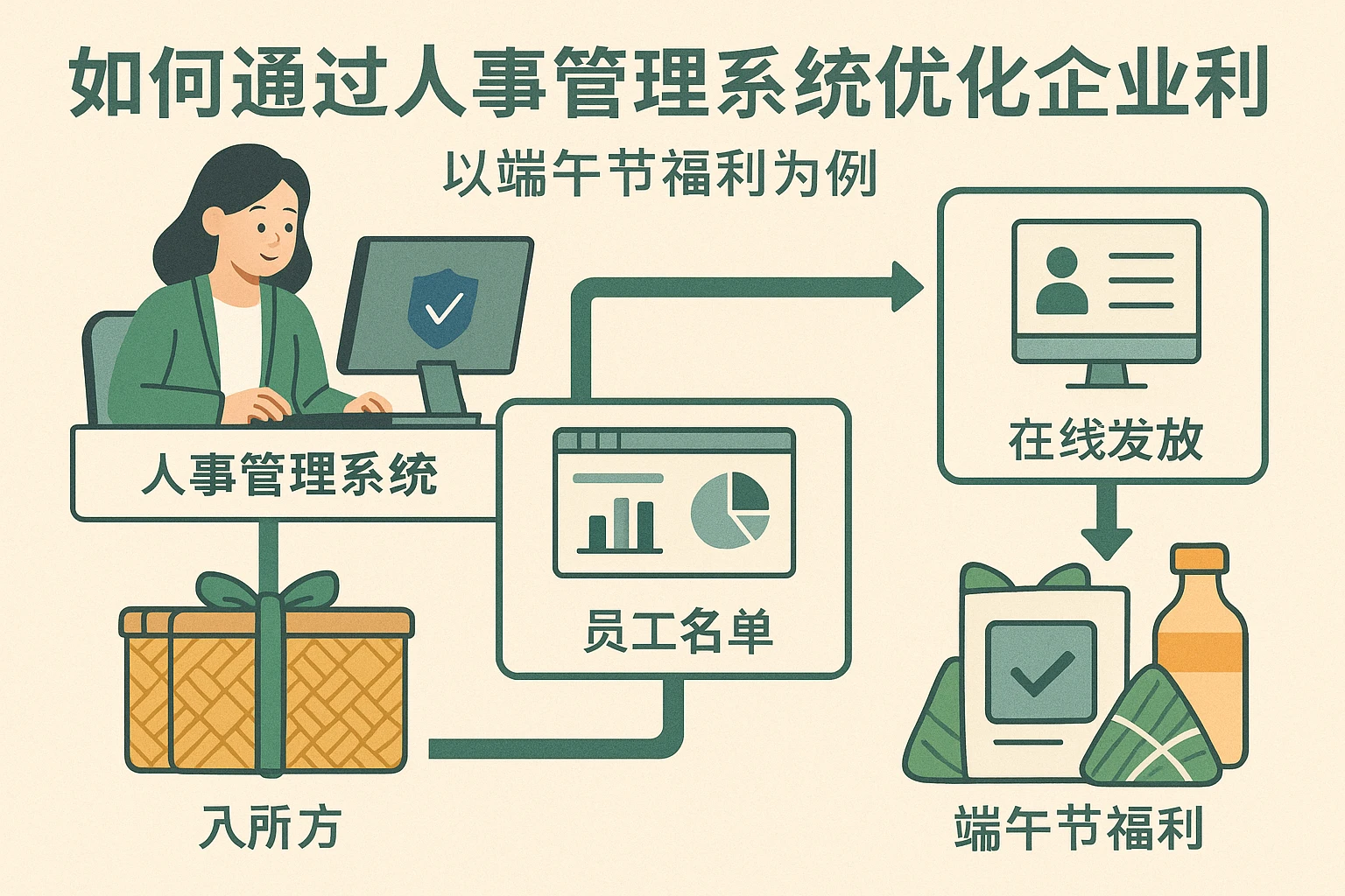 如何通过人事管理系统优化企业福利发放:以端午节福利为例