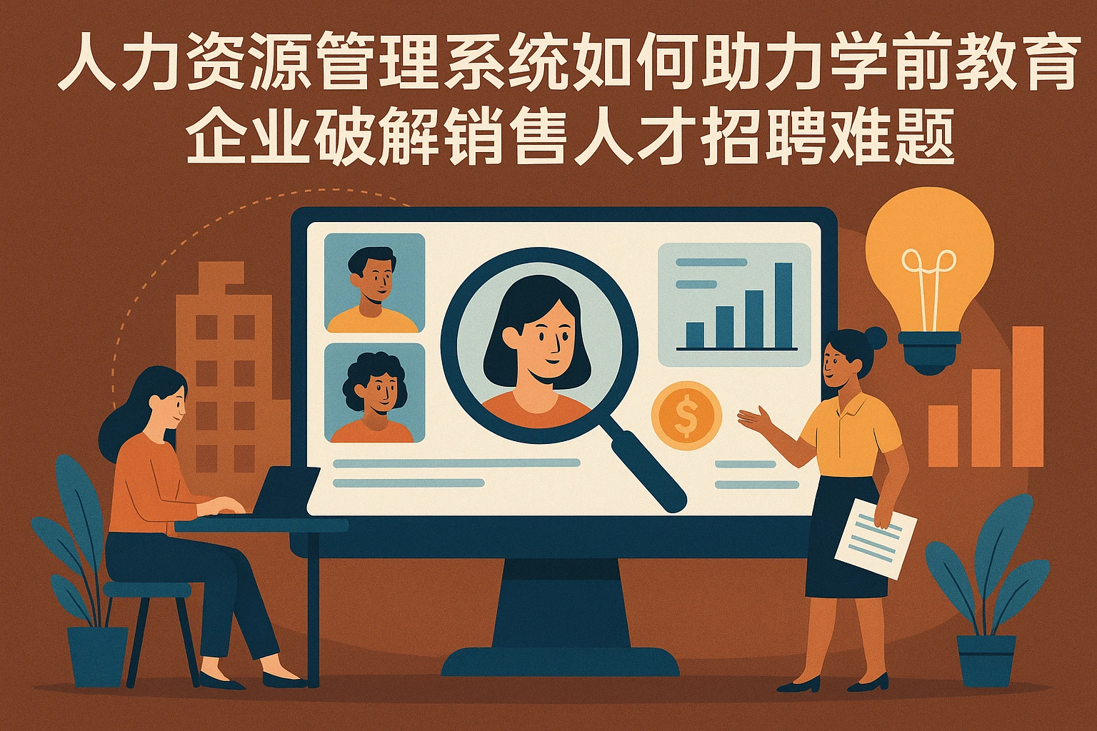 人力资源管理系统如何助力学前教育企业破解销售人才招聘难题