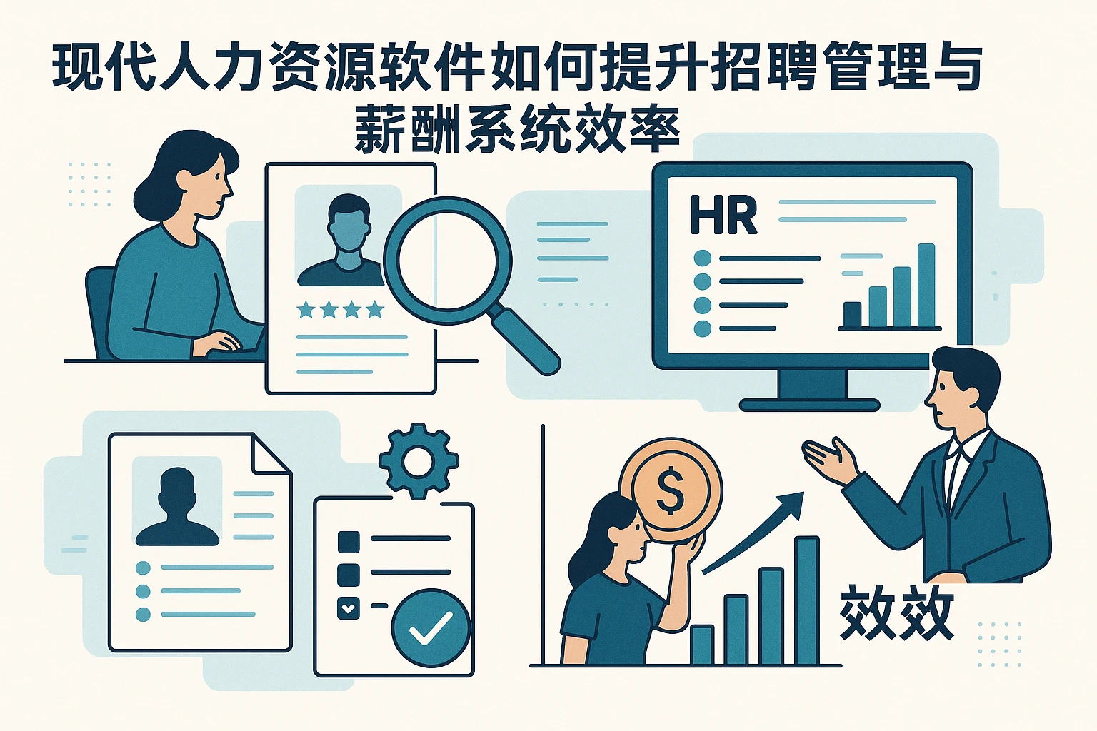 现代人力资源软件如何提升招聘管理与薪酬系统效率