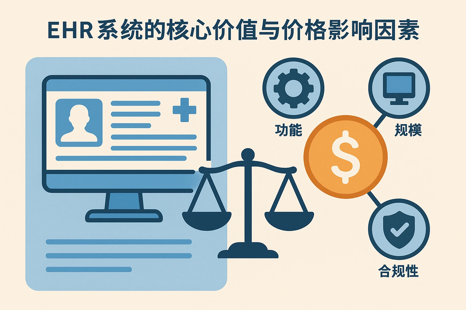 EHR系统的核心价值与价格影响因素