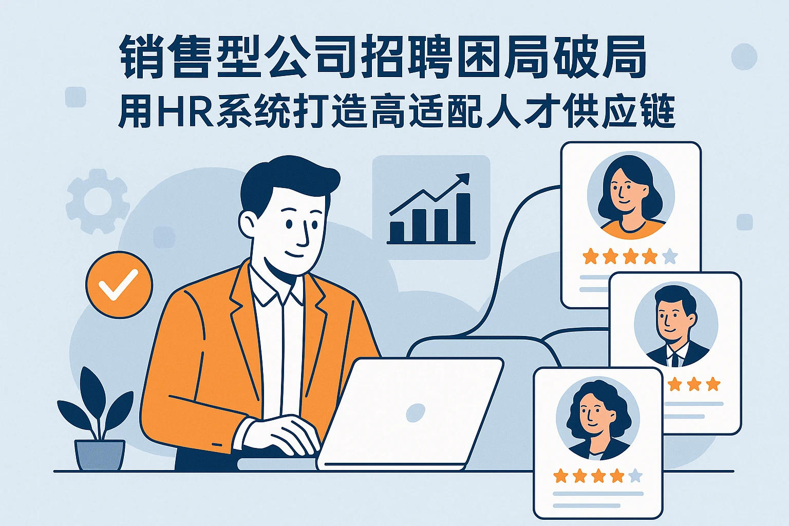 销售型公司招聘困局破局:用HR系统打造高适配人才供应链