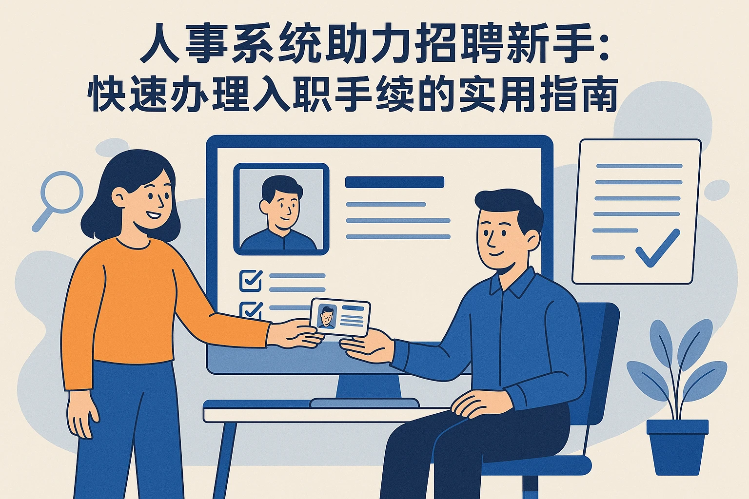 人事系统助力招聘新手：快速办理入职手续的实用指南