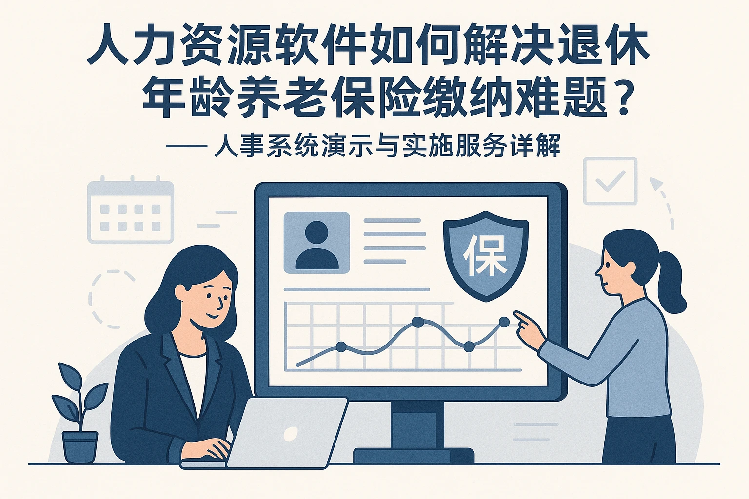人力资源软件如何解决退休年龄养老保险缴纳难题？——人事系统演示与实施服务详解