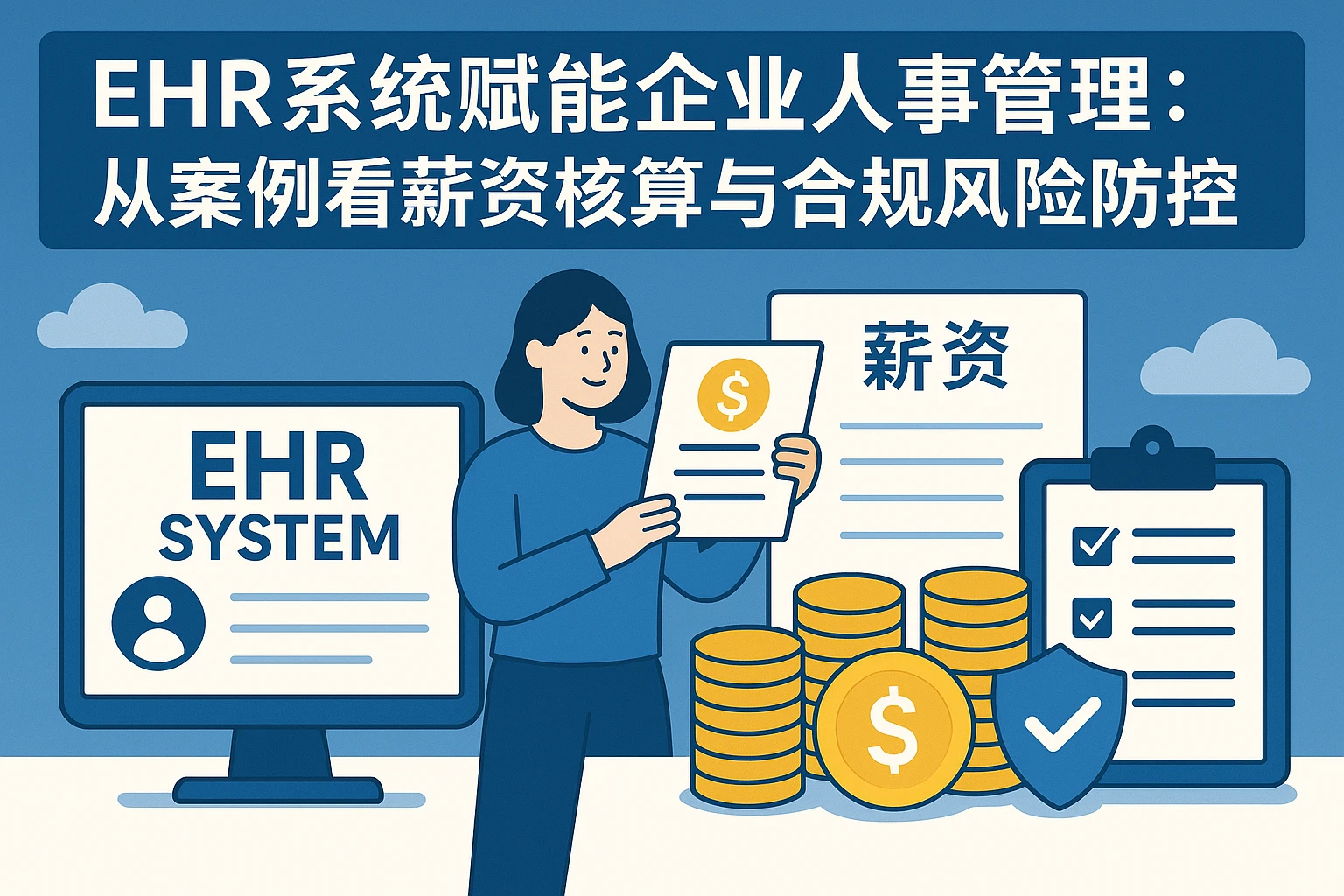 EHR系统赋能企业人事管理：从案例看薪资核算与合规风险防控