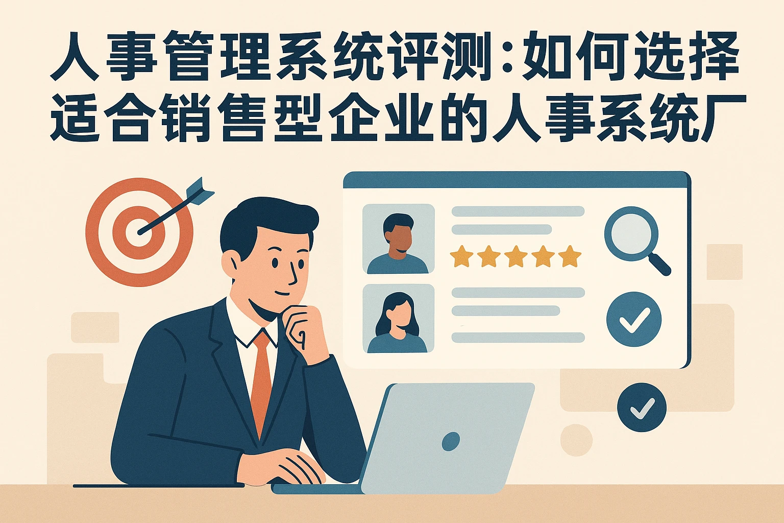 人事管理系统评测：如何选择适合销售型企业的人事系统厂商