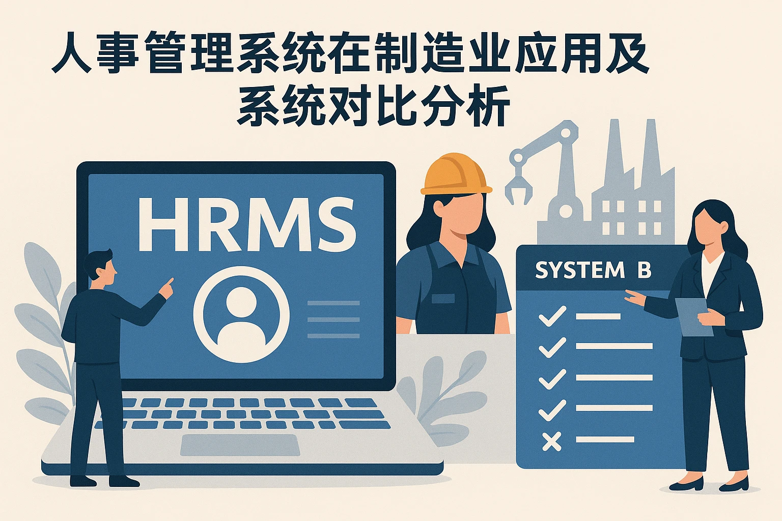 人事管理系统在制造业应用及系统对比分析