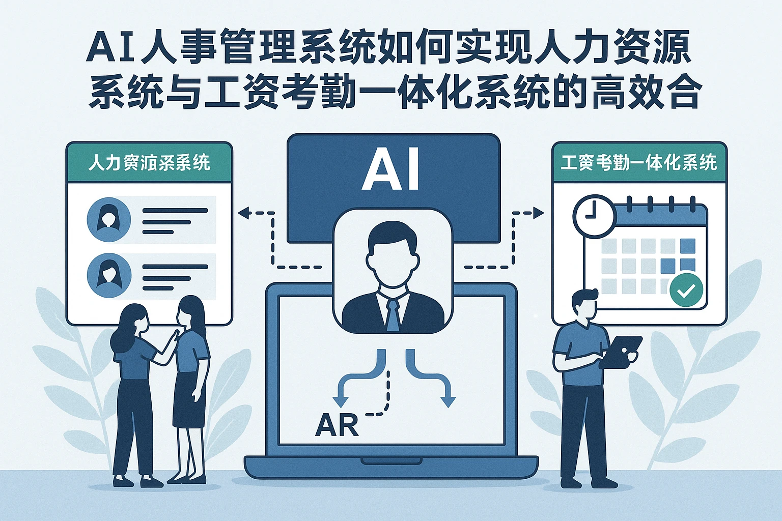 AI人事管理系统如何实现人力资源系统与工资考勤一体化系统的高效整合