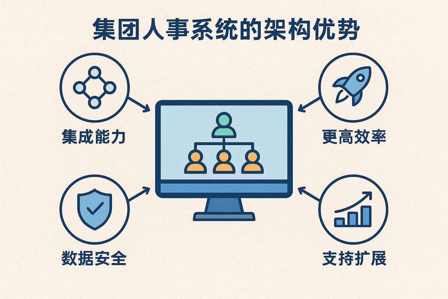 集团人事系统的架构优势