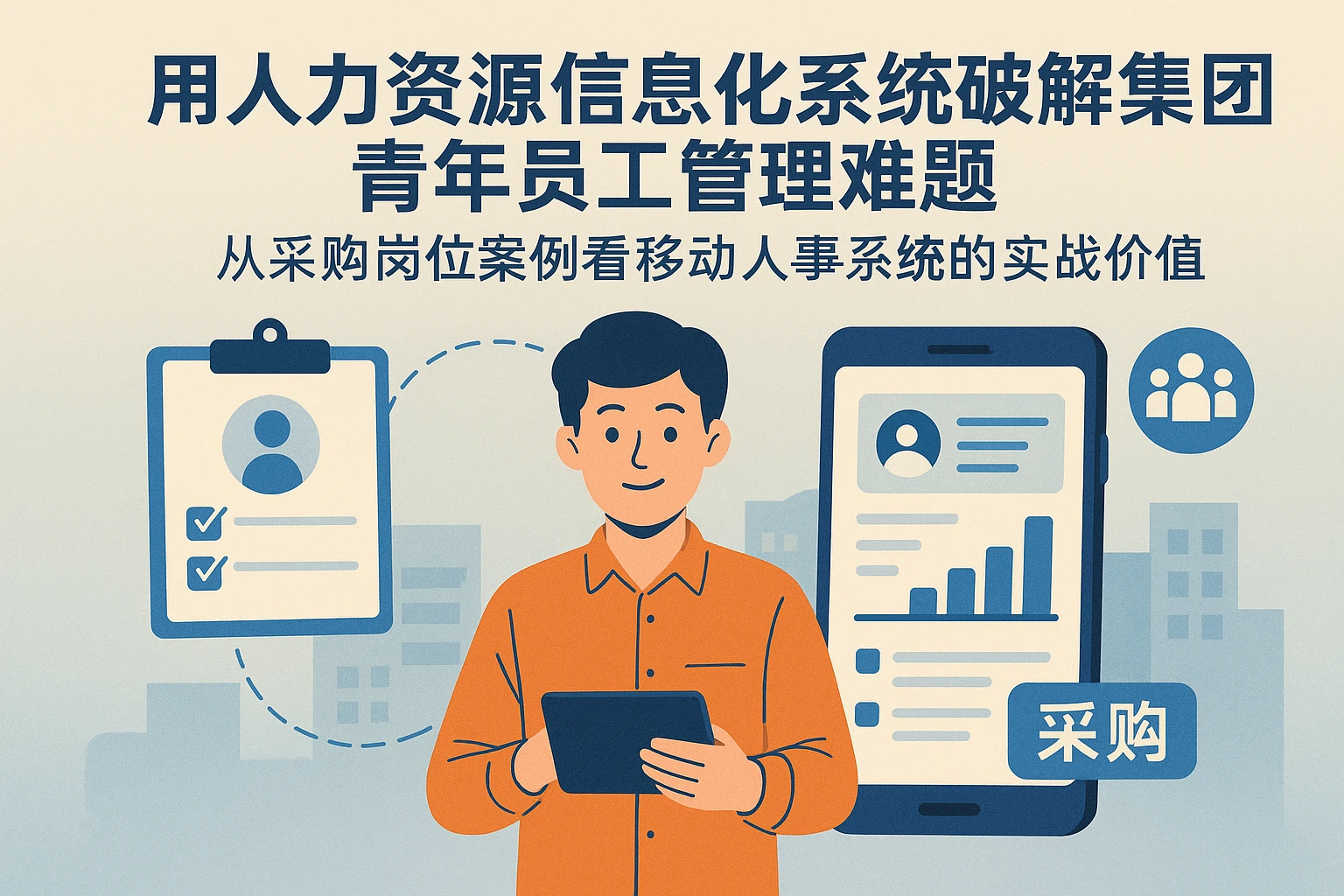 用人力资源信息化系统破解集团青年员工管理难题——从采购岗位案例看移动人事系统的实战价值