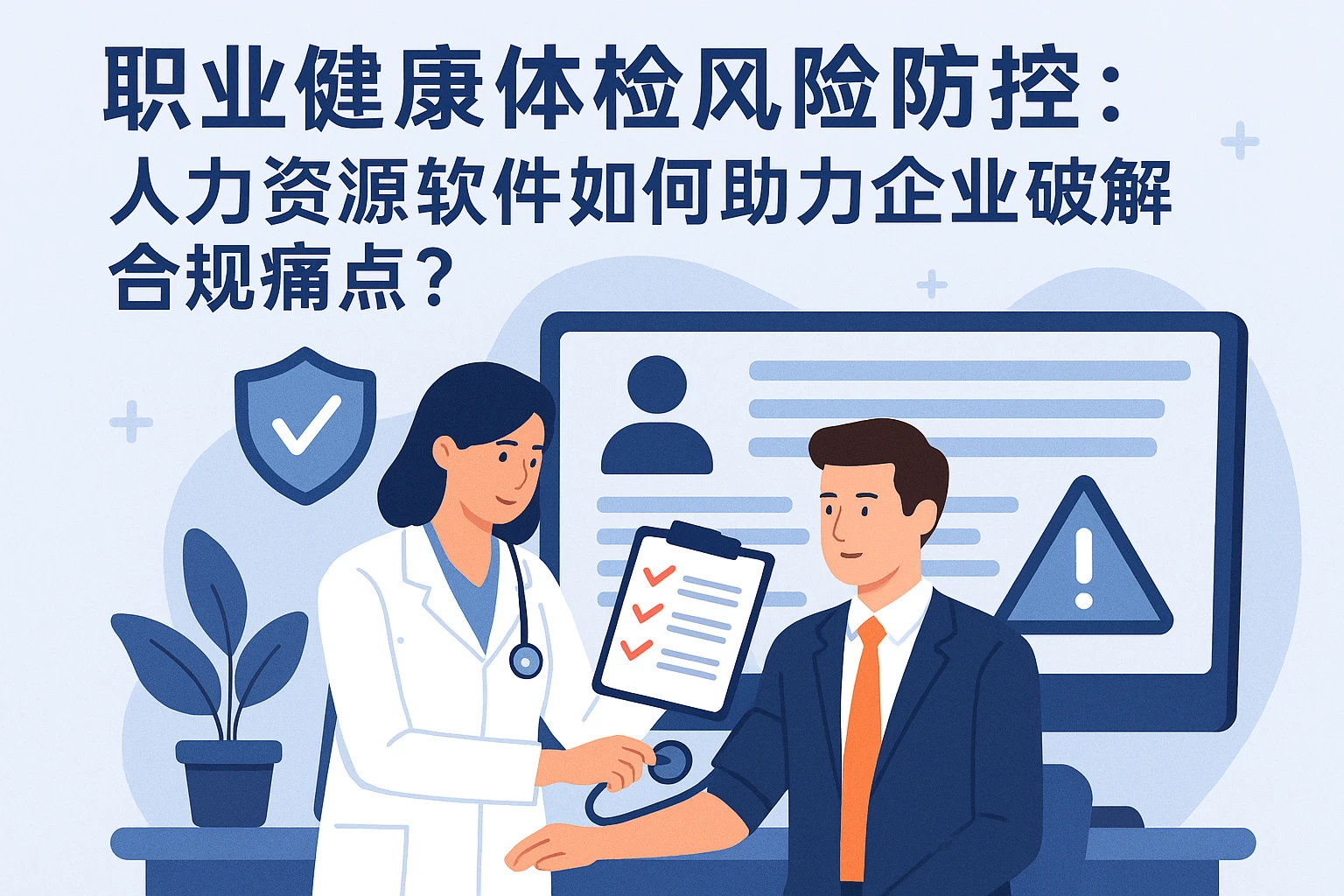 职业健康体检风险防控：人力资源软件如何助力企业破解合规痛点？